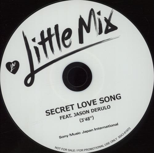 Little Mix Secret Love Song Japanese Promo CD-R acetate (667999)